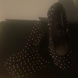 Traffic heel-less studded shoes size 9
